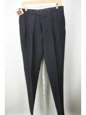 Incotex Dark Blue 100% Wool Mens Dress Pants Sz 48 EU BRAND NEW